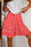 Ole Bubble Cotton Bandana Shorts Watermelon